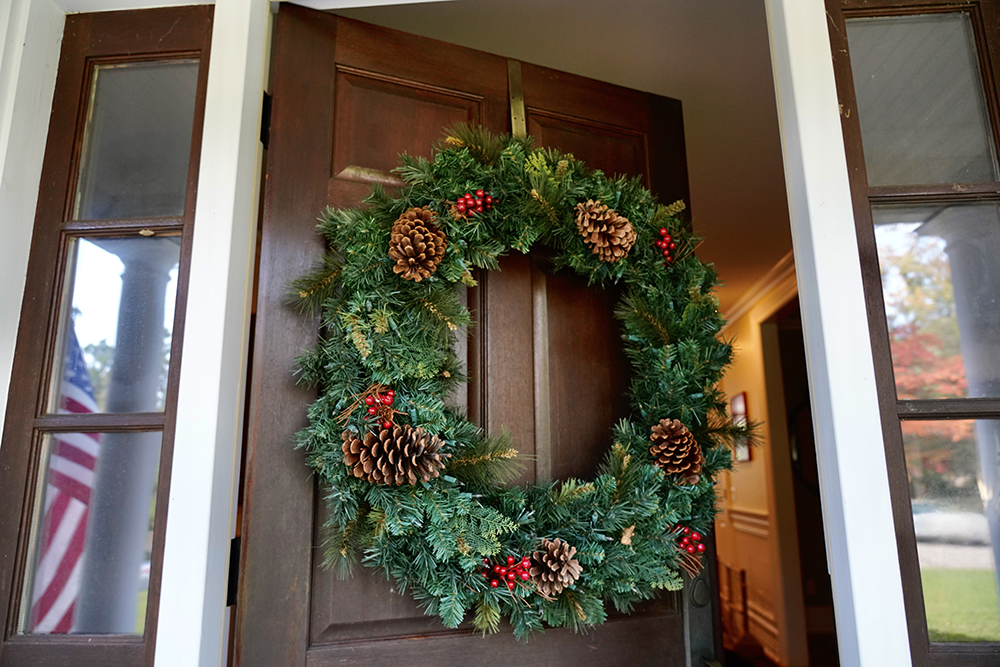 entry door wreath