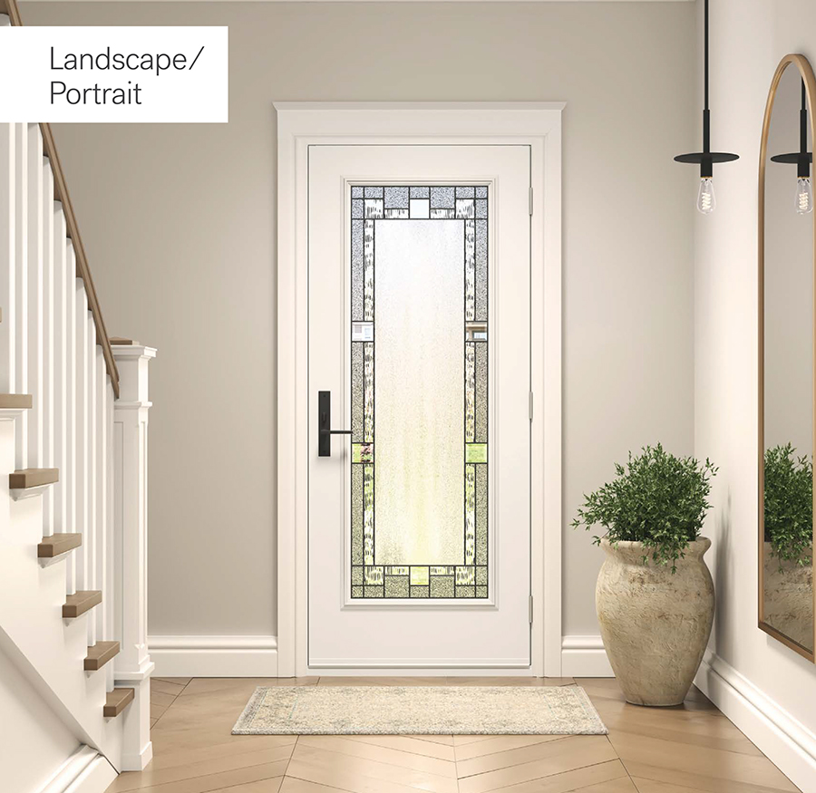 Novatech Landscape Stained Doorglass