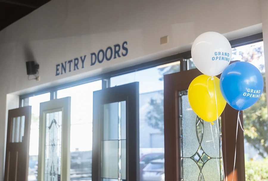 Novatech Landscape Stained Doorglass