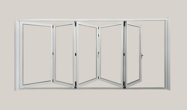 WinDoor bifold patio door system